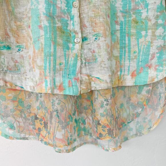 Soft Surroundings Ensconce Tunic Shirt Small - Picture 2 of 5